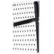 White and Black Hearts PS5 Pro Console Skin
