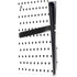 White and Black Hearts PS5 Pro Disk Console Skin