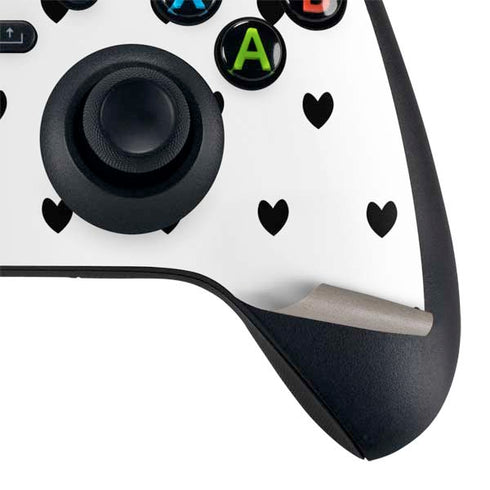 White and Black Hearts Xbox Series X Bundle Skin