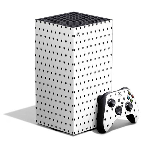 White and Black Hearts XBox Series X Digital Edition Bundle Skin