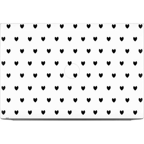 White and Black Hearts Dell XPS Skin
