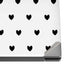 White and Black Hearts Dell XPS Skin