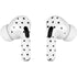 White and Black Polka Dots AirPods Skins