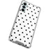 White and Black Polka Dots Gabb Phone 4 Clear Case