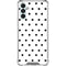 White and Black Polka Dots Galaxy A13 5G Clear Case