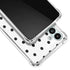 White and Black Polka Dots Galaxy A13 5G Clear Case