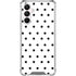 White and Black Polka Dots Galaxy A16 5G Clear Case