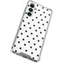 White and Black Polka Dots Galaxy A16 5G Clear Case