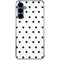 White and Black Polka Dots Galaxy A35 5G Clear Case
