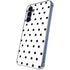White and Black Polka Dots Galaxy A35 5G Clear Case