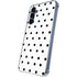 White and Black Polka Dots Galaxy A55 5G Clear Case