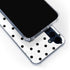 White and Black Polka Dots Galaxy A55 5G Clear Case