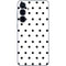 White and Black Polka Dots Galaxy A55 5G Skin