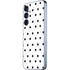 White and Black Polka Dots Galaxy A55 5G Skin