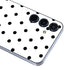 White and Black Polka Dots Galaxy A55 5G Skin