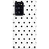 White and Black Polka Dots Galaxy Cases