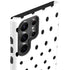 White and Black Polka Dots Galaxy S23 Ultra Pro Case