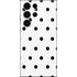 White and Black Polka Dots Galaxy Skins