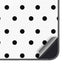 White and Black Polka Dots Galaxy S25 Plus Skin