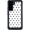 White and Black Polka Dots Galaxy S24 Plus Waterproof Case