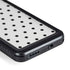 White and Black Polka Dots Galaxy S24 Plus Waterproof Case