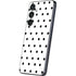 White and Black Polka Dots Galaxy S25 Skin