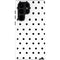 White and Black Polka Dots Galaxy Cases