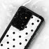 White and Black Polka Dots Galaxy S24 Ultra Waterproof Case