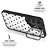 White and Black Polka Dots Galaxy S26 Kickstand Case