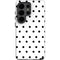 White and Black Polka Dots Galaxy S26 Ultra Impact Case