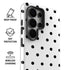 White and Black Polka Dots Galaxy S26 Ultra Impact Case
