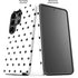 White and Black Polka Dots Galaxy S26 Ultra Impact Case