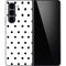 White and Black Polka Dots Galaxy Z Fold5 5G Skin