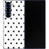 White and Black Polka Dots Galaxy Z Fold6 Skin