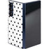 White and Black Polka Dots Galaxy Z Fold6 Skin