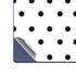 White and Black Polka Dots Galaxy Z Fold6 Skin