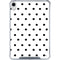White and Black Polka Dots iPad 11th Gen (2025) Clear Case