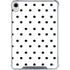 White and Black Polka Dots iPad 11th Gen (2025) Clear Case