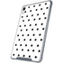 White and Black Polka Dots iPad 11th Gen (2025) Clear Case