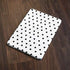 White and Black Polka Dots Apple iPad Skin