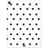 White and Black Polka Dots Apple iPad Air Skin