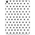 White and Black Polka Dots Apple iPad Pro Skin