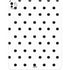 White and Black Polka Dots iPad Pro 13in M4 (2024) Skin