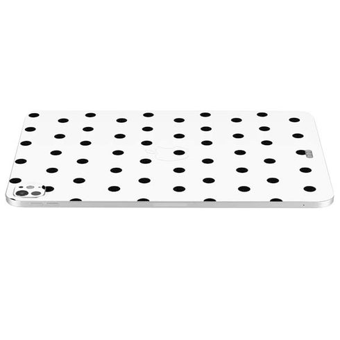 White and Black Polka Dots iPad Pro 13in M4 (2024) Skin