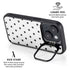 White and Black Polka Dots iPhone 13 Kickstand Case
