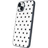 White and Black Polka Dots iPhone Skins