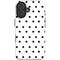 White and Black Polka Dots iPhone 16 Impact Case