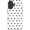 White and Black Polka Dots iPhone 16 Magsafe Impact Case