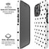 White and Black Polka Dots iPhone 16 Pro Magsafe Impact Case