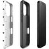 White and Black Polka Dots iPhone 16 Pro Max Impact Case